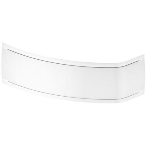 Polysan Naos - Panneau de revêtement frontal 180 L, R, blanc 46312