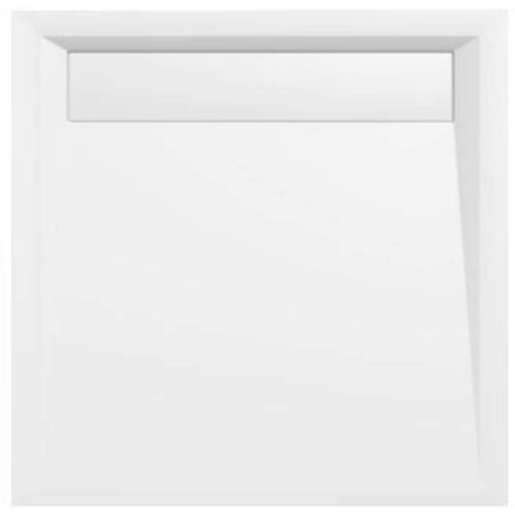 Polysan Platos de ducha - Plato de ducha Arena, 90x90x4 cm, con tapa, blanco 71601