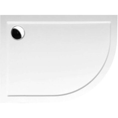 Polysan Platos de ducha - Plato de ducha RENA L, 100x80 cm, R550, variante izquierda, blanco 75511