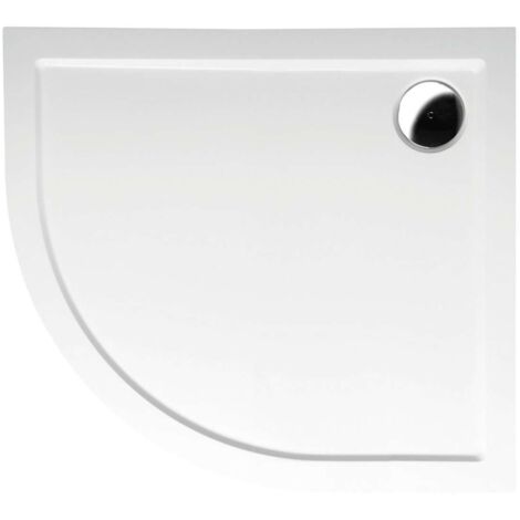 Polysan Platos de ducha - Plato de ducha RENA L, 90x80 cm, R550, variante derecha, blanco 72891