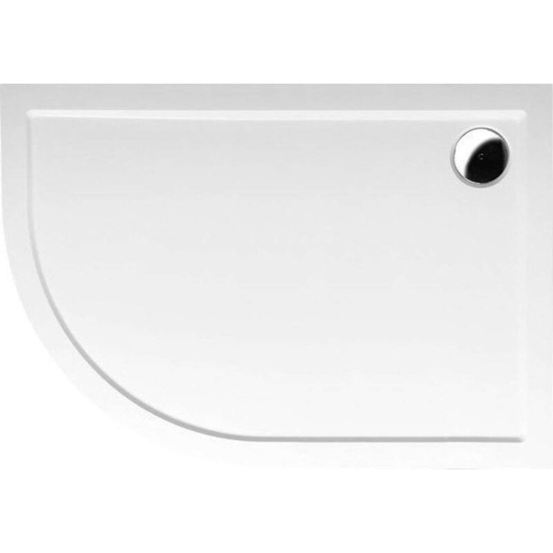 Receveurs de douche - Receveur de douche Rena r, 120x90 cm, marbre de synthèse, droit, blanc 65611 - Polysan