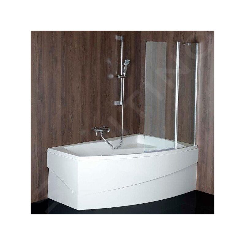 Polysan - Tarus - Paroi de baignoire 960 x 1400 mm, verre clair BS-96