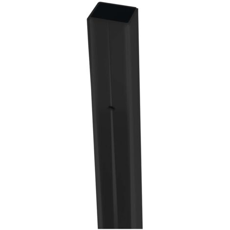 Polysan Zoom Line - Profilo di prolunga 20 mm, altezza 1900 mm, per profilo girevole a parete, nero opaco ZL920B
