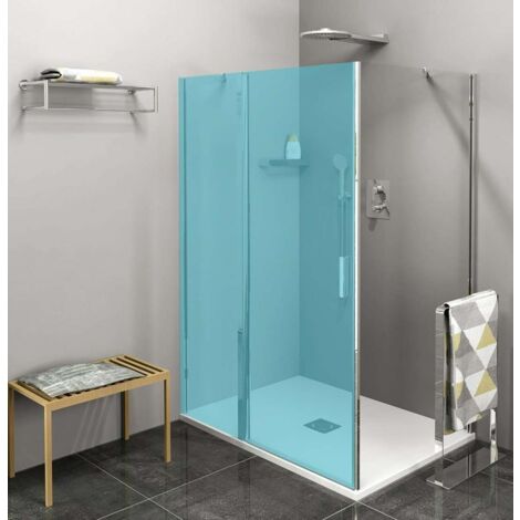 Polysan Zoom Line - Schermo doccia 80 cm, alluminio/vetro trasparente ZL3280