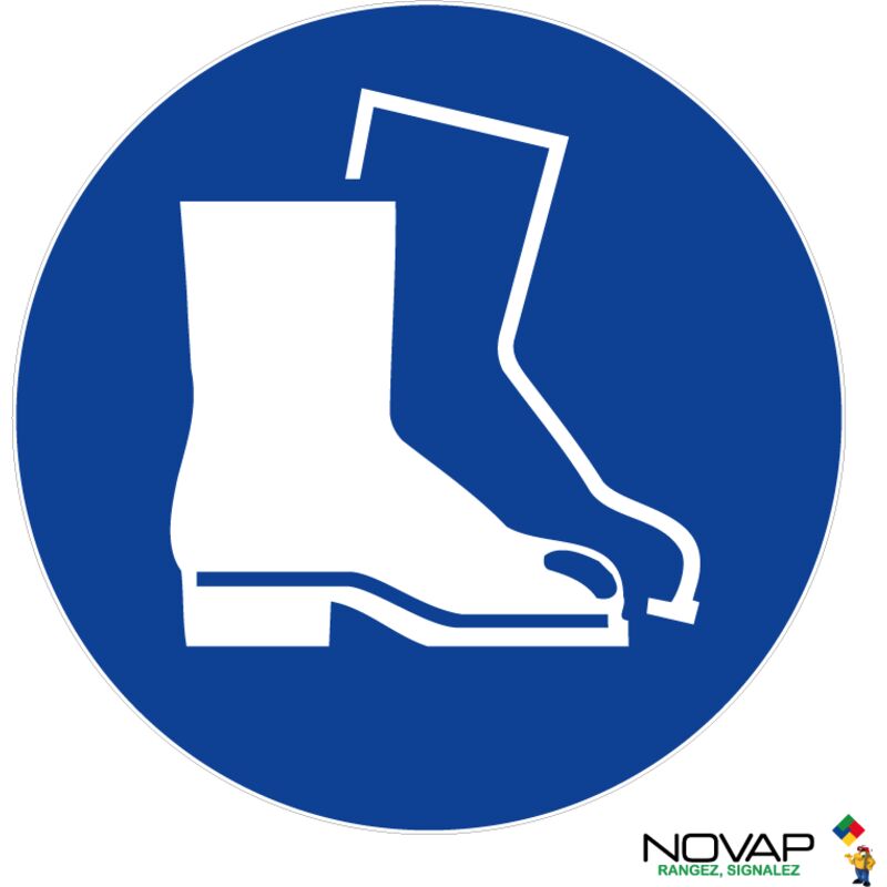 Scheibe Schuhtragepflicht - NOVAP - Ø300 mm - 4061665