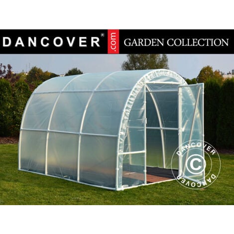 DANCOVER Polytunnel Greenhouse 130, 2.2x3x1.9 m, 6.6 m², Transparent