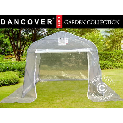 Polytunnel greenhouse, 2.4x3.6x2.4 m, PE, 8.6 m², Transparent