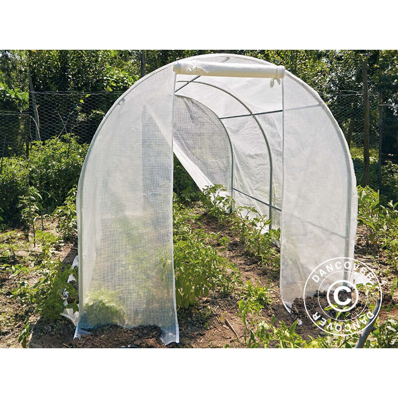 Polytunnel greenhouse 2x3x1.75 m, 6 m², pe, Transparent - Transparent