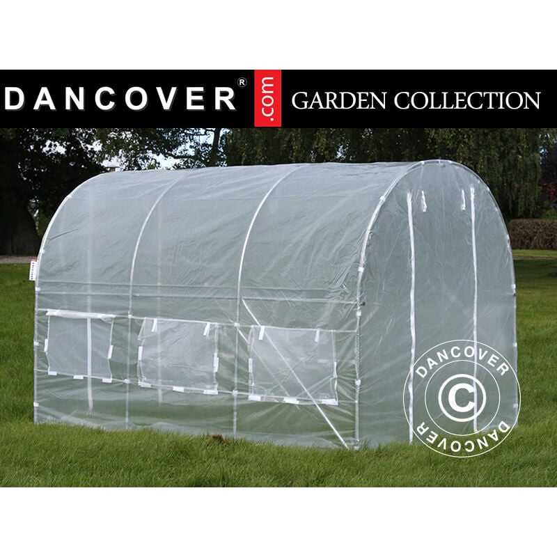 Polytunnel Greenhouse 2x3x2 m, 6 m², Transparent