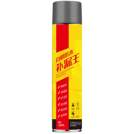 Polyurethan-Dachdichtschaum – wasserdicht und reparierend – 1000 ml, Grau