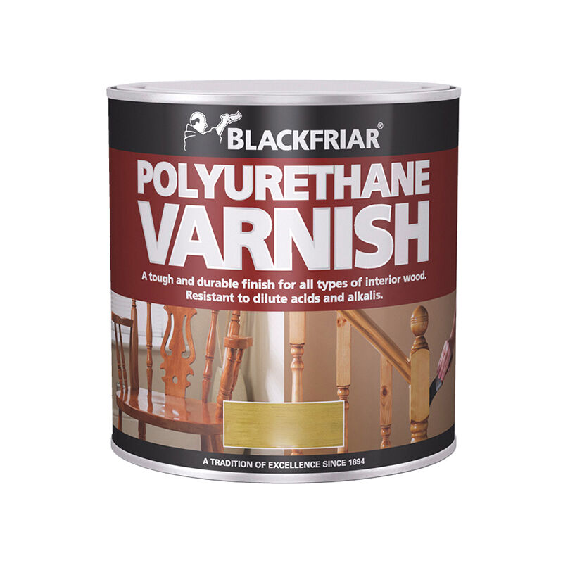 Blackfriar - BF0260001F1 Polyurethane Varnish Satin Golden Oak 250ml BKFPVSGO250