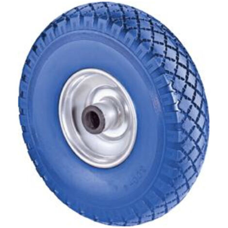 Polyurethanrad Rad-Ø 260 mm Tragfähigkeit 160 kg pannensicher Stahlfelge Stollen