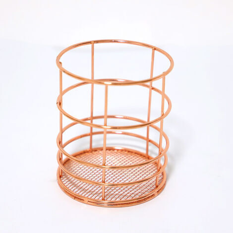 Polyvalent Porte-Crayons En Métal, Rangement De Brosse Cosmétique, Créatif Accessoires De Bureau Pour Maisons, Dortoirs(1Pcs)