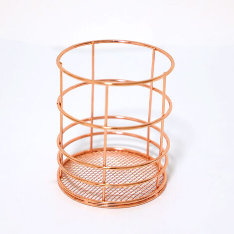 Polyvalent Porte-Crayons En Métal, Rangement De Brosse Cosmétique, Créatif Accessoires De Bureau Pour Maisons, Dortoirs(1Pcs)