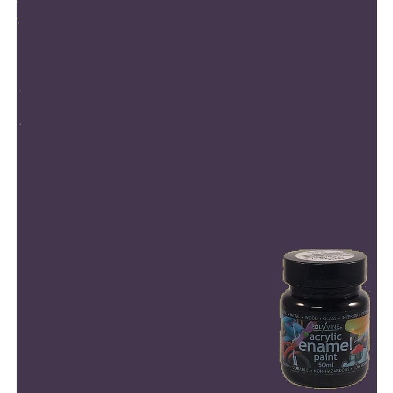 Acrylic Enamel Paint - 50ml - Purple - Purple - Polyvine