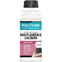 Polyvine - Crystal Clear Lacquer Satin - 500ml
