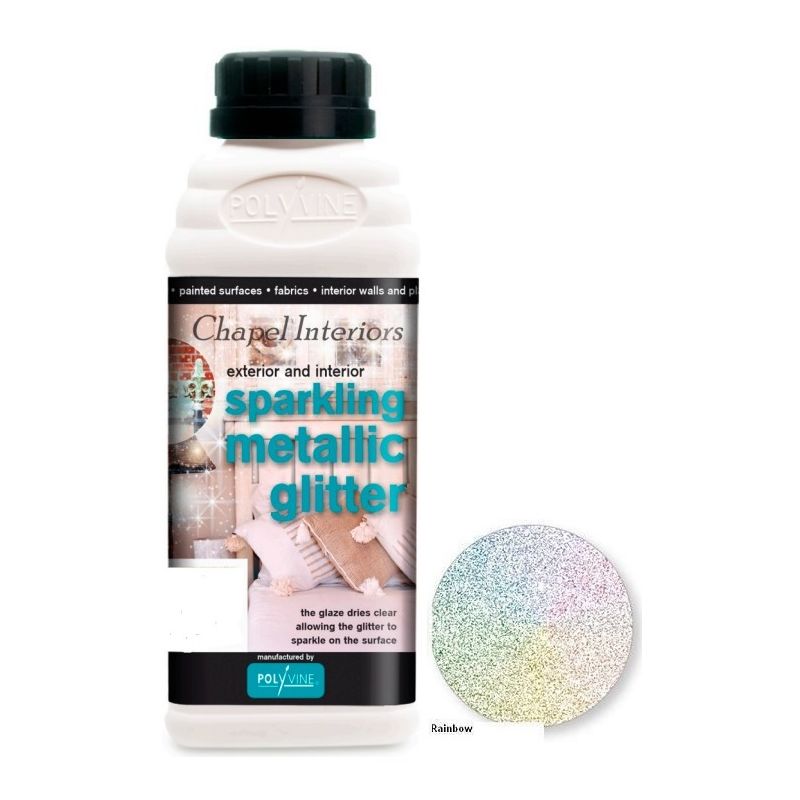 Glitter Glaze - Rainbow - 500ml - Polyvine