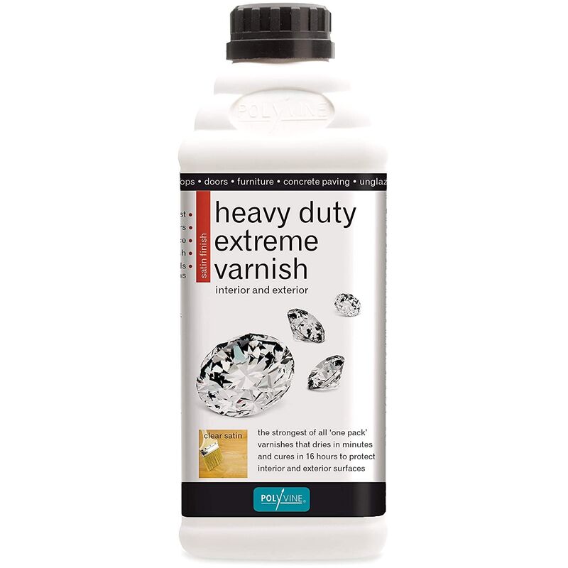 Polyvine - Heavy Duty Extreme Varnish - Satin - 1 Litre