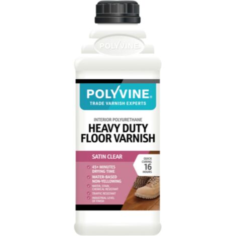 Polyvine Heavy Duty Floor Varnish 1 Litre Vhd5