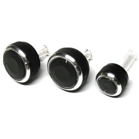 Pomelli per bocchette di ventilazione VW Golf IV, set da 3 pezzi
