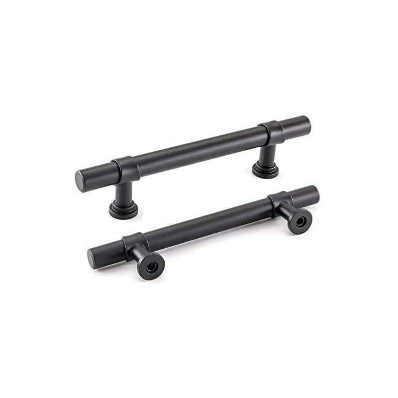 FVO - Pomelli per porte Set di 2 maniglie nere per...