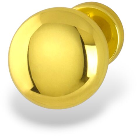 Pomello Ø75 mm maniglia in ottone lucido per porte HOPPE FAMOS