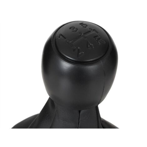 Pomello cambio NERO Fiat Panda II 03-12 + GUARNIZIONE 5 MARCE