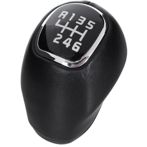 Pomello del cambio Hyundai i30 07-12 PELLE NERA 6 MARCE