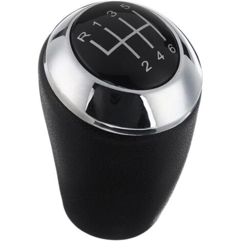 Pomello del cambio in pelle cromata a 6 velocità per Mazda 3 BK BL CW 6 5 Serie 3 CX-7 MX-5