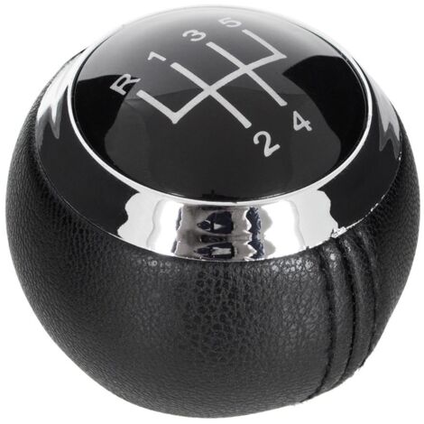Pomello del cambio in pelle nera a 5 marce Hyundai Veloster 11-18