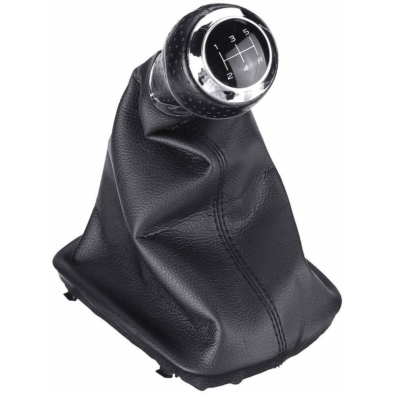 Pomello del cambio in pelle per auto a 5 velocità
