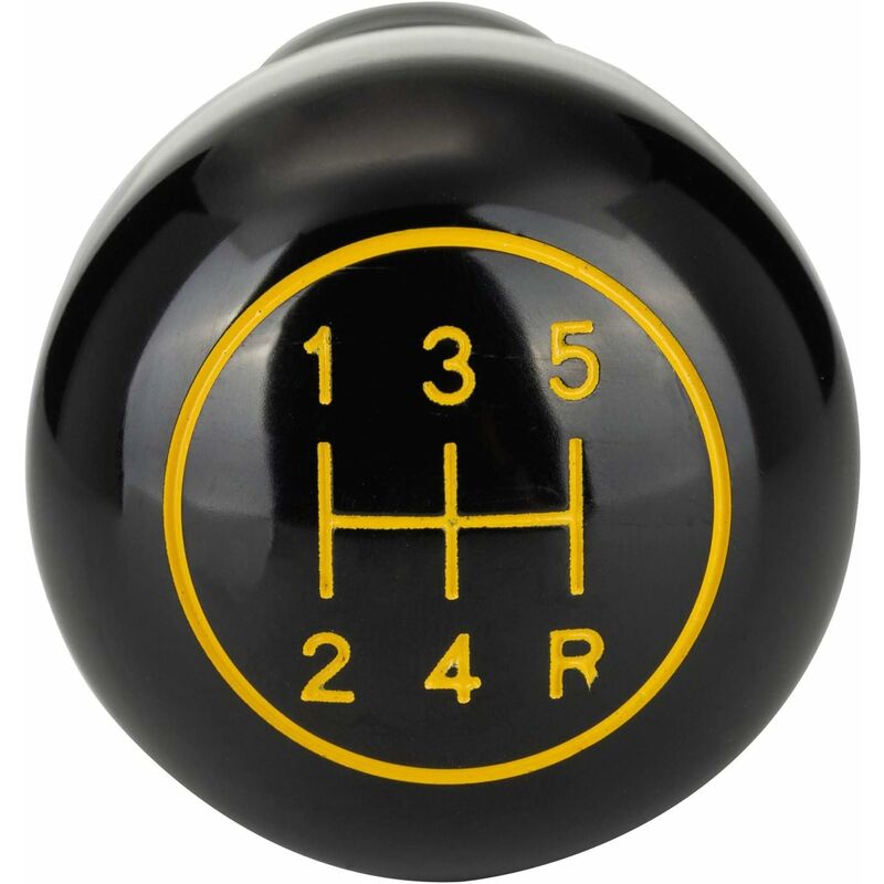 Pomello Cambio In Lega Di Alluminio Per Auto - Universale Con 3 Adattatori (8/10/12mm) - Nero