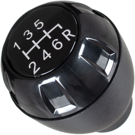 Pomello del cambio nero a 6 velocità per Jeep Wrangler 07-13