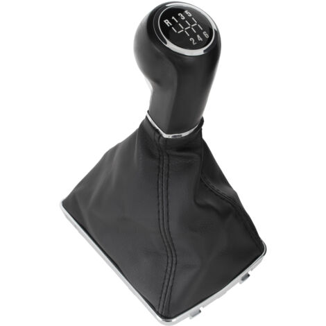 Pomello del cambio Opel Astra III H 04-10 NERO + GUARNIZIONE 6 MARCE