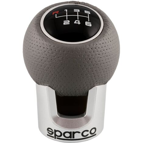 Pomello della Leva del Cambio Sparco Lazio Grigio Cromato