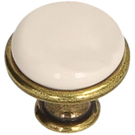 Pomello GP19, oro antico, porcellana MLK-0
