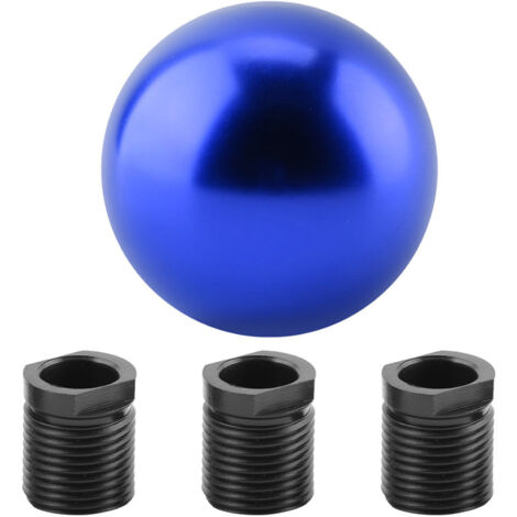 Pomello manuale universale per auto, testa del cambio, a forma di sfera rotonda (blu)