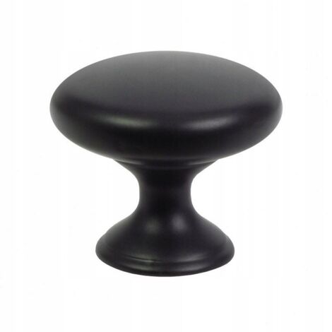 Pomello per mobili nero opaco, maniglia elegante per mobili retrò e classici, 1 pz.
