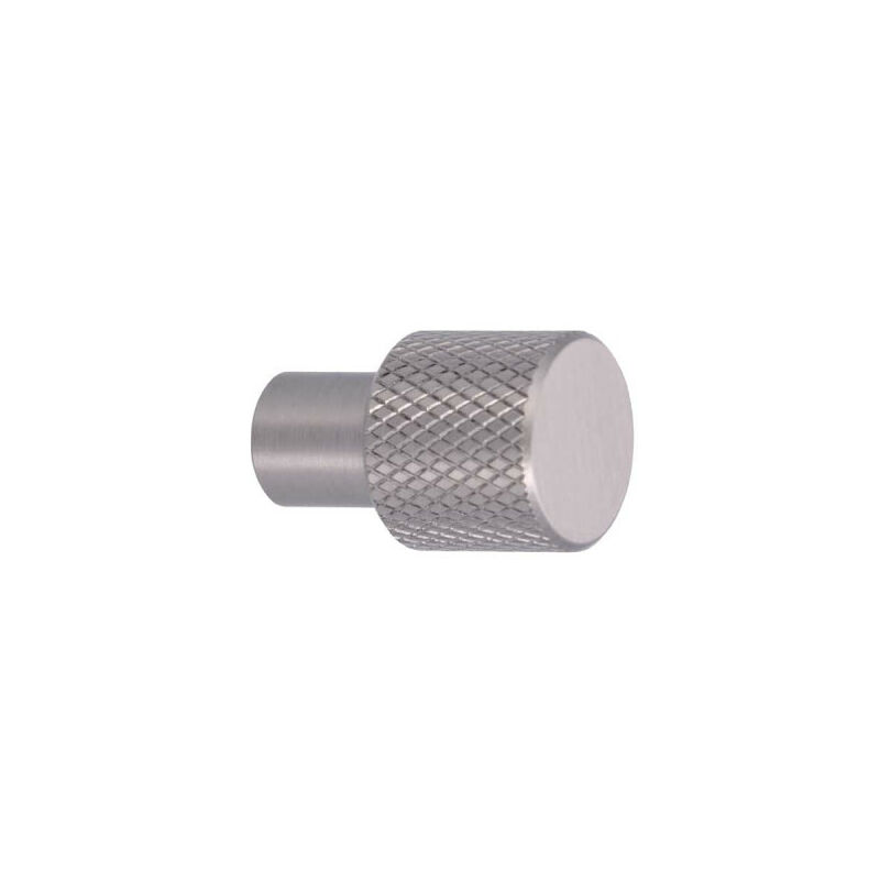 Image of Pomello per mobili Siro Alluminio - 16 mm - acciaio inox opaco