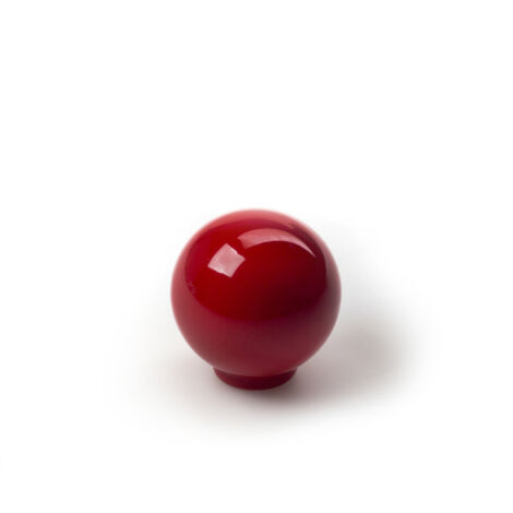 REI Pomello per mobili Stile decorativo Realizzato in ABS Versione rossa Dimensioni 282829 mm Sistema di fissaggio avvitato Include viti M4 1 unità