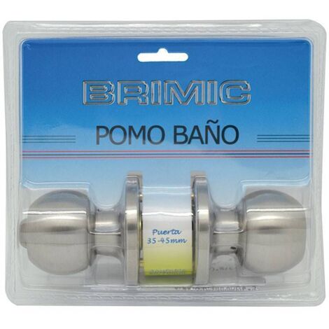 Pomello per porta a sfera in ottone lucido