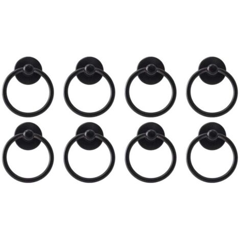 Pomello per porta vintage, maniglia rotonda per mobili, maniglia classica per armadietto, maniglia ad anello per cassetto, maniglia antica per mobili, per cucina, armadio, credenza (USA)
