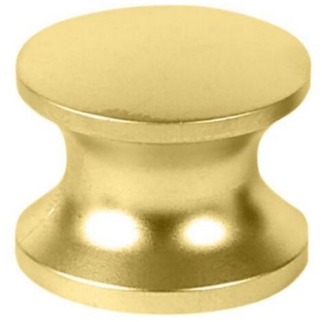 Pomello per serratura d. 22 mm colore ottone lucio