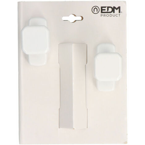 Pomello Recuperabile Blister EDM 6807 Alluminio Bianco