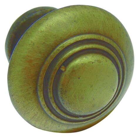 Pomello rustico in zama bronzo antico BROS - Ø30 - 301-Z-4