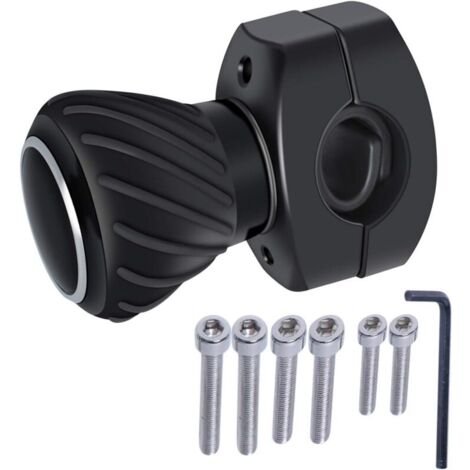 Pomello universale per volante con giunto sferico, compatibile con trattori, auto, camion, tosaerba e carrelli elevatori Kubota e John Deere.