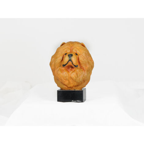 Pomerania, Spitz nano - statuetta dipinta, figurina, realizzata dall'artista, marchio Art-Dog