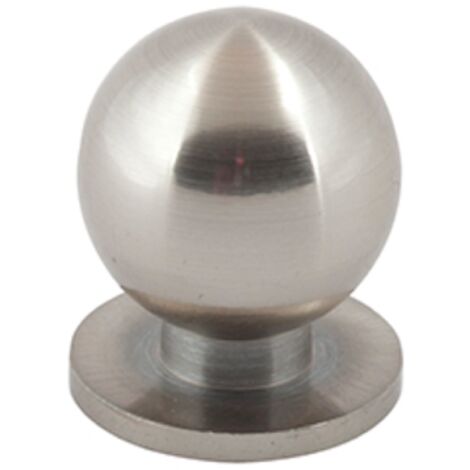 Pomito aluminio mueble 25mm níquel satinado para armario