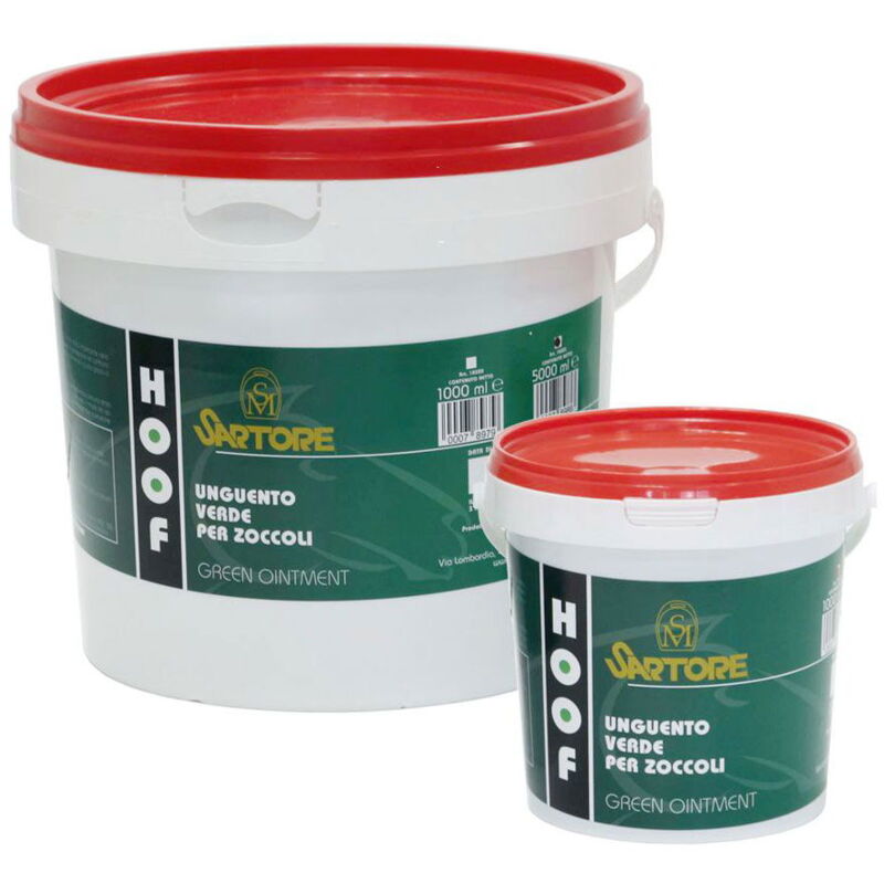 Pommade 5 lt: Onguent vert Sartore or à base d'huiles et de graisses végétales