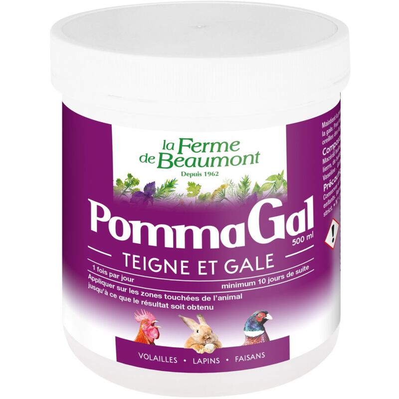 Ferme De Beaumont - PommaGal Pommade gale des pattes des volailles, gale des oreilles des lapins